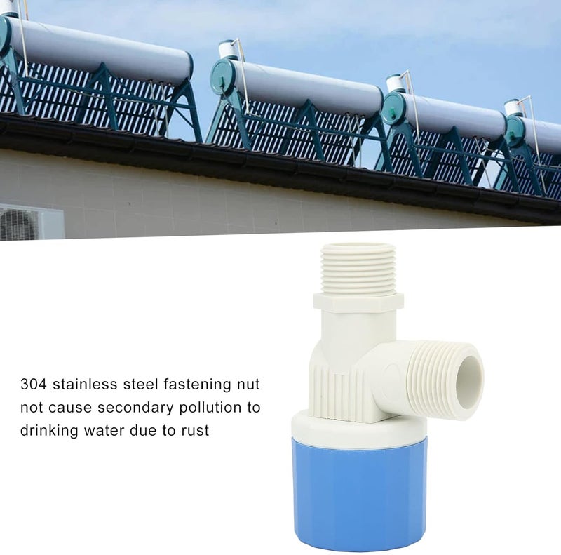 woobles Water Float Valve, Water Level Control Water Tank Traditional Float Valve, Automatic Float Valve Inside Type Safe Water Level Control Valve for Solar Water Heaters(1in) - Image 4